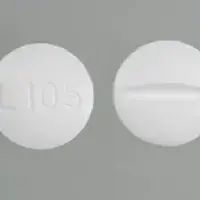 Meprobamate (Meprobamate [ me-proe-bam-ate ])-L105-400 mg-White-Round