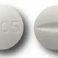 Meprobamate (Meprobamate [ me-proe-bam-ate ])-L105-400 mg-White-Round