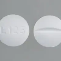 Meprobamate (Meprobamate [ me-proe-bam-ate ])-L125-200 mg-White-Round