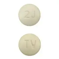 Methylergonovine (oral and injection) (Methylergonovine (oral and injection) [ meth-il-er-gon-o-veen ])-TV 2J-0.2 mg-White-Round