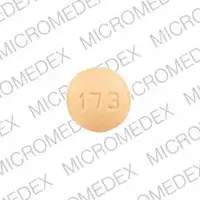 Metolazone (Metolazone [ me-tol-a-zone ])-M 173-5 mg-Orange-Round