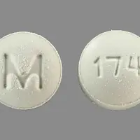 Metolazone (Metolazone [ me-tol-a-zone ])-M 174-10 mg-Green-Round