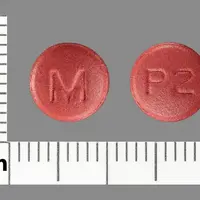 Prochlorperazine (rectal) (Prochlorperazine (rectal) [ pro-klor-per-a-zeen ])-M P2-10 mg-Maroon-Round