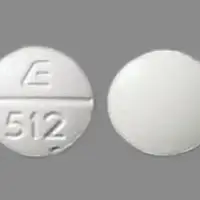 Quinidine (Quinidine (oral/injection) [ kwih-nih-deen ])-E 512-300 mg-White-Round