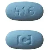 Tiagabine (Tiagabine [ tye-ag-a-been ])-C 416-16 mg-Blue-Oval