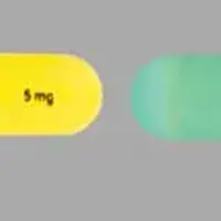 Chlordiazepoxide (Chlordiazepoxide [ klor-dye-az-e-pox-ide ])-WATSON 785 5 mg-5 mg-Green & Yellow-Capsule-shape