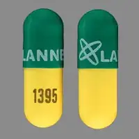 Loxapine (Loxapine (oral) [ lox-a-peen ])-LANNETT 1395-10 mg-Yellow / Green-Capsule-shape