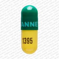 Loxapine (Loxapine (oral) [ lox-a-peen ])-LANNETT 1395-10 mg-Yellow / Green-Capsule-shape