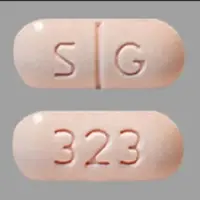 Metaxalone (Metaxalone [ me-tax-a-lone ])-S G 323-800 mg-Pink-Capsule-shape