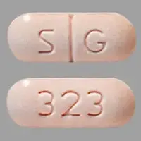 Metaxalone (Metaxalone [ me-tax-a-lone ])-S G 323-800 mg-Pink-Capsule-shape