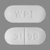 Metaxalone (Metaxalone [ me-tax-a-lone ])-WPI 31 90-800 mg-White-Capsule-shape