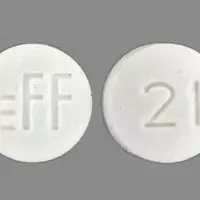 Methazolamide (Methazolamide [ meth-a-zole-a-mide ])-21 EFF-25 mg-White-Round