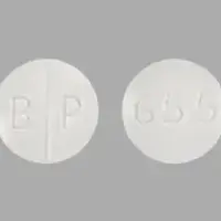 Methimazole (Methimazole [ me-thim-a-zole ])-B P 655-5 mg-White-Round