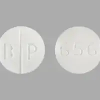 Methimazole (Methimazole [ me-thim-a-zole ])-B P 656-10 mg-White-Round