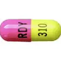 Nizatidine (Nizatidine [ ni-za-ti-deen ])-RDY 310-150 mg-Pink & Yellow-Capsule-shape