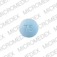 Pilocarpine hydrochloride (monograph) (Salagen)-SAL 7.5-7.5 mg-Blue-Round