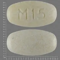 Potassium (Potassium citrate [ poe-tass-see-um-sit-rate ])-M15-15 mEq (1620 mg)-Yellow-Oval