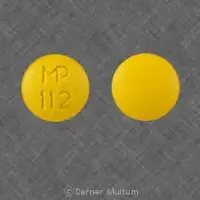 Sulindac (Sulindac [ sul-in-dak ])-MP 112-150 mg-Yellow-Round