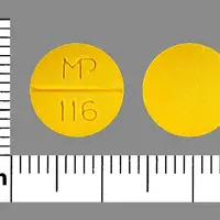 Sulindac (Sulindac [ sul-in-dak ])-MP 116-200 mg-Yellow-Round