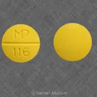 Sulindac (Sulindac [ sul-in-dak ])-MP 116-200 mg-Yellow-Round