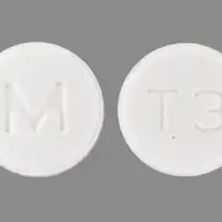 Trifluoperazine (Trifluoperazine [ trye-floo-oh-per-a-zeen ])-M T 3-1 mg-White-Round