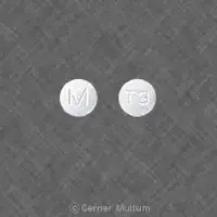 Trifluoperazine (Trifluoperazine [ trye-floo-oh-per-a-zeen ])-M T 3-1 mg-White-Round