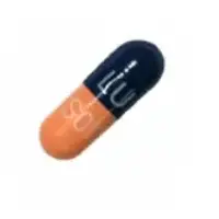 Vancomycin (injection) (Vancomycin (injection) [ van-koe-mye-sin ])-LU S01-125 mg (base)-Blue & Brown-Capsule-shape