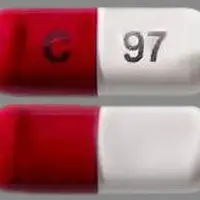 Cefadroxil (Cefadroxil [ sef-a-drox-il ])-C 97-500 mg-Maroon / White-Capsule-shape