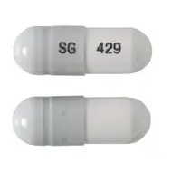 Droxidopa (Droxidopa [ drox-i-dop-a ])-SG 429-100 mg-Blue & White-Capsule-shape