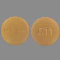 Methyldopa (Methyldopa [ meth-il-doe-pa ])-611 MYLAN-250 mg-Beige-Round