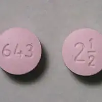 Metolazone (Metolazone [ me-tol-a-zone ])-643 2 1/2-2.5 mg-Pink-Round