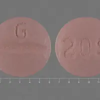 Moexipril (Moexipril [ moe-ex-i-pril ])-G 209-7.5 mg-Purple-Round