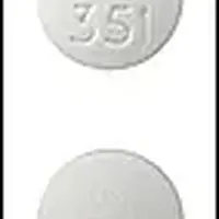 Naratriptan (Naratriptan [ nar-a-trip-tan ])-54 351-2.5 mg-White-Round