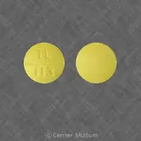 Prochlorperazine (oral/injection) (Prochlorperazine (oral/injection) [ pro-klor-per-a-zeen ])-TL 113-5 mg-Yellow-Round