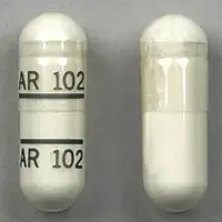 Quinine (Quinine [ kwye-nine ])-AR 102 AR 102-324 mg-White-Capsule-shape