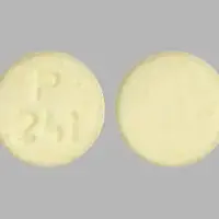 Repaglinide (Repaglinide (oral) [ re-pag-li-nide ])-P241-1 mg-Yellow-Round