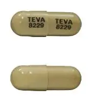 Sunitinib (Sunitinib [ soo-nit-in-ib ])-TEVA 8229 TEVA 8229-37.5 mg-Yellow-Capsule-shape