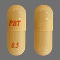 Tacrolimus (oral and injection) (Tacrolimus (oral/injection) [ ta-kroe-li-mus ])-PBT 0.5-0.5 mg-Yellow-Capsule-shape