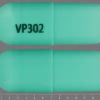 Chlordiazepoxide and clidinium (Chlordiazepoxide and clidinium [ klor-dye-az-e-pox-ide-and-kli-di-nee-um ])-VP302-5 mg-2.5 mg-Green-Capsule-shape