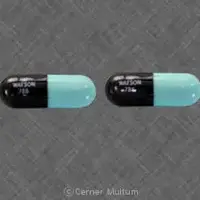 Chlordiazepoxide (Chlordiazepoxide [ klor-dye-az-e-pox-ide ])-WATSON 786 10 mg-10 mg-Black & Green-Capsule-shape