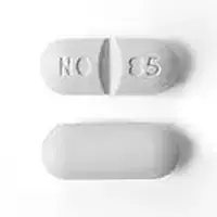 Chlorzoxazone (Chlorzoxazone [ klor-zox-a-zone ])-N0 85-500 mg-White-Capsule-shape