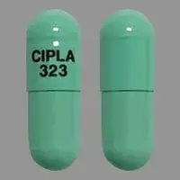 Dimethyl fumarate (Dimethyl fumarate [ dye-meth-il-fue-mar-ate ])-CIPLA 323-240 mg-Green-Capsule-shape