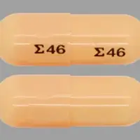 Dofetilide (Dofetilide [ doe-fet-i-lide ])-E 46 E 46-500 mcg-Peach-Capsule-shape