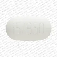 Metformin and pioglitazone (Metformin and pioglitazone [ met-for-min-and-pye-o-gli-ta-zone ])-4833M 15 850-850 mg / 15 mg-White-Capsule-shape