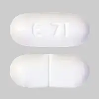 Methenamine (Methenamine [ meh-theh-na-meen ])-E 71-1 gram-White-Capsule-shape