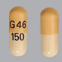 Nizatidine (Nizatidine [ ni-za-ti-deen ])-G46 150-150 mg-Yellow-Capsule-shape