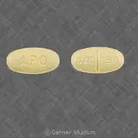 Oxcarbazepine (Oxcarbazepine [ ox-kar-bay-zeh-peen ])-APO OXC 150-150 mg-Yellow-Oval