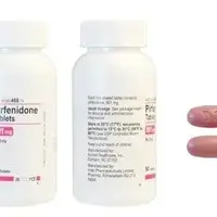 Pirfenidone (Pirfenidone [ pir-fen-i-done ])-D2-801 mg-Brown-Oval