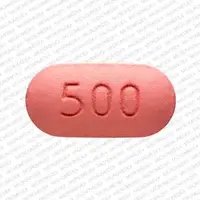 Tinidazole (Tinidazole [ tye-nye-da-zole ])-T M 500-500 mg-Pink-Oval