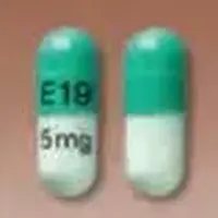 Zaleplon (Zaleplon [ zah-le-plon ])-E19 5mg-5 mg-Green-Capsule-shape